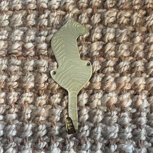 UO Leopard Gold Wall Hook